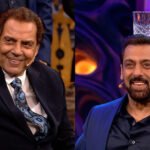 Bigg Boss 17: Dharmendra showcases Bobby Deol's trending Jamal Kudu track alongside Salman Khan.