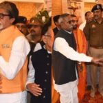 Amitabh Bachchan visits Ayodhya to receive blessings at Ram Mandir. View photos.